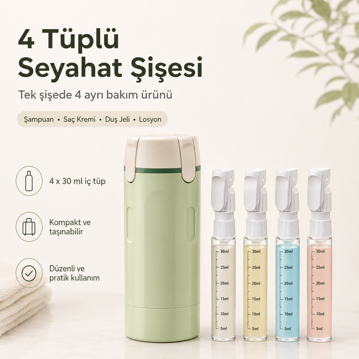 4'ü 1 Arada Seyahat Kiti